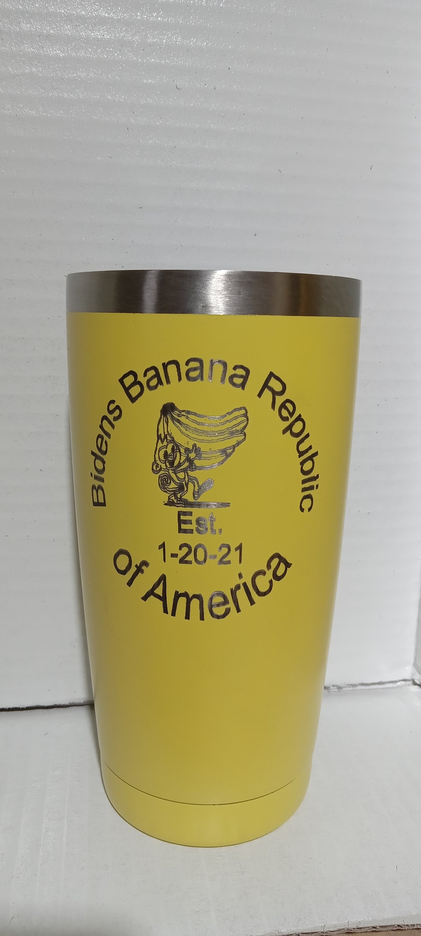 Bidens Bananna Republic Tumbler