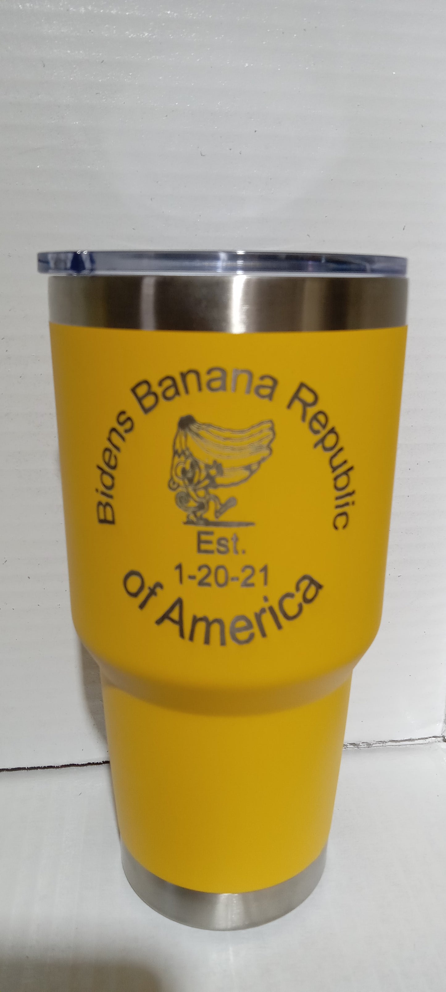 Bidens Bananna Republic Tumbler